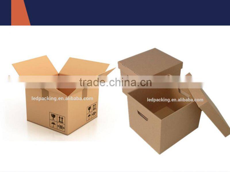 Recyclable Feature and Corrugated Board Paper Type TV carton box