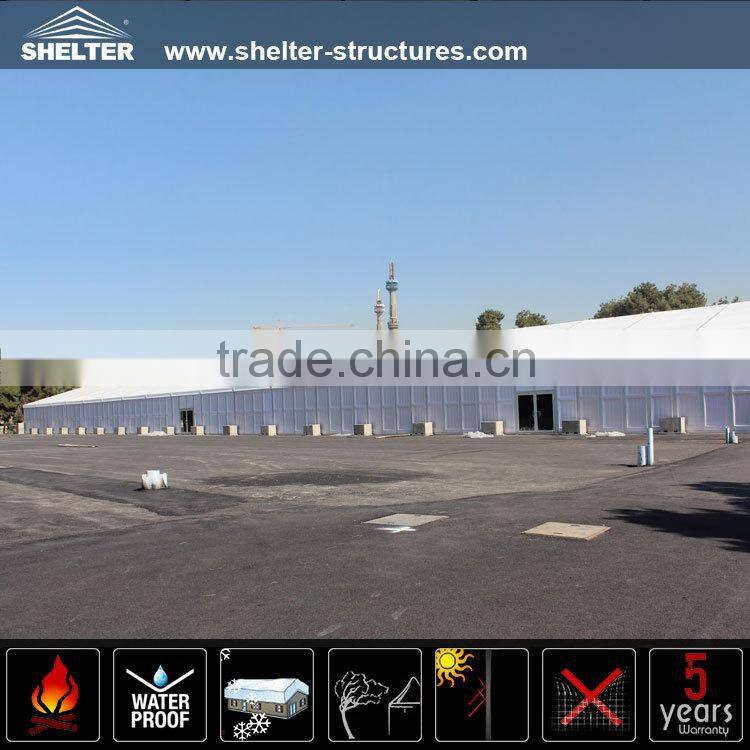 warehouse tent with abs sidewall