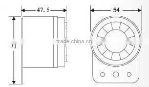 PS-102,DC 12v motor siren,motor buzzer