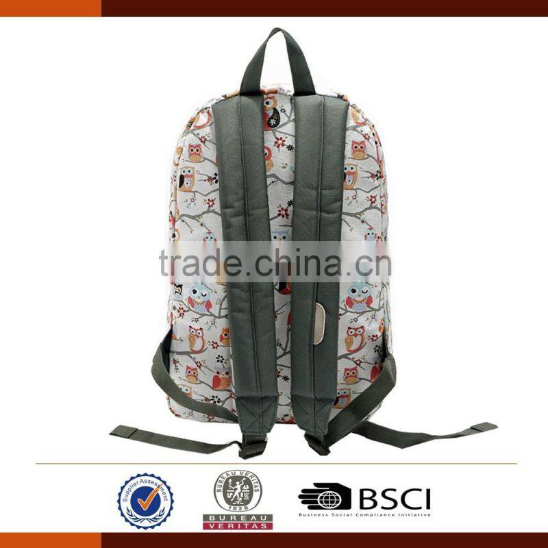 Canvas Laptop Backpack Bags for College Girls