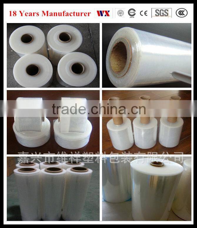 Extensible LLDPE stretch film for machine&hand use