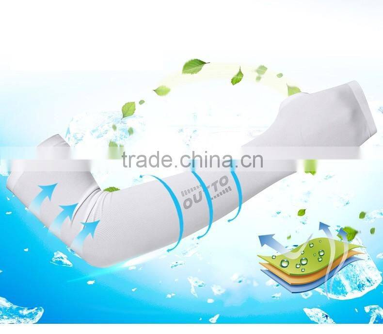 custom nylon with elastic compression arm sleeve