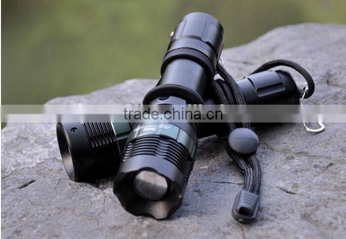 Rechargeable Tactical T6 LED Flashlight Torch+18650 Battery&Charger
