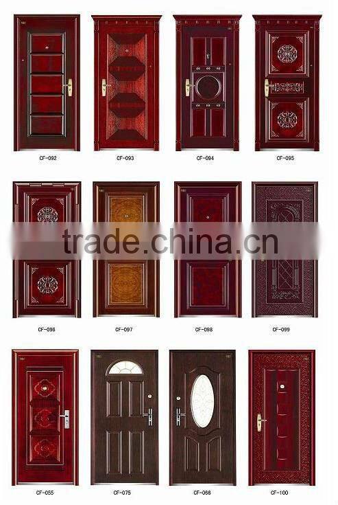 Stainless Steel Tempered Glass Swing Door Pivot Front Door (CF-150)