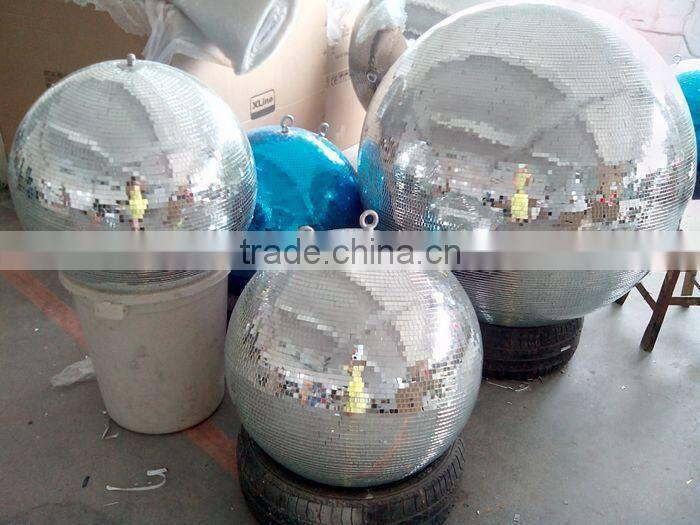 Silver or Black color 30cm/40cm /50/60cm diameter christmas hanging decorating mirror balls With Plastic or Fiberglass core