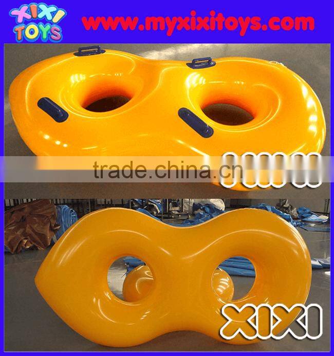 XIXI 4 People Yellow PVC Inflatable Swim Rings