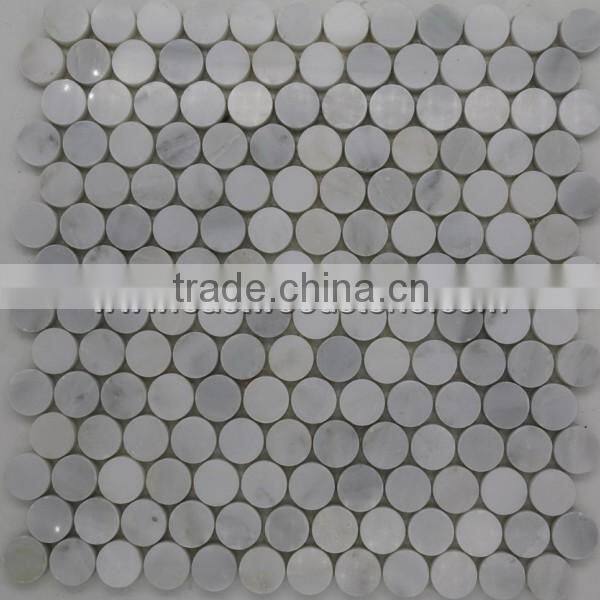 Bianco Carrara White Marble Mosaic Tile