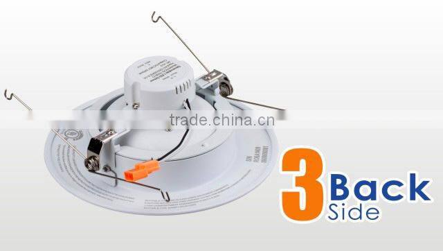 UL Energy Star approved 5 in. and 6 in. 2700k white led recessed trim rotatable downlight
