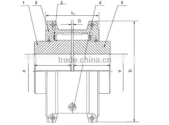 Tanso JS series high efficiency taper grid coupling lovejoy