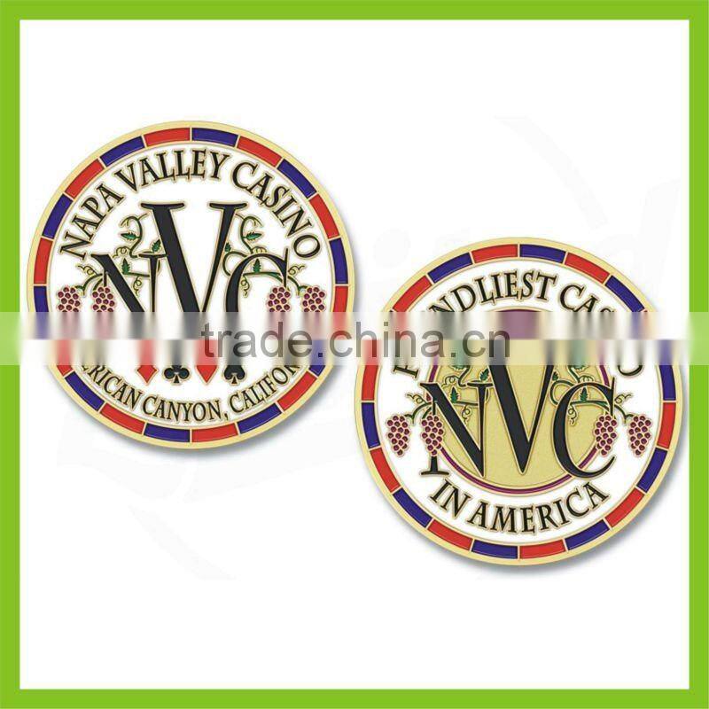 3D Marine Challenge Coin Double Coin
