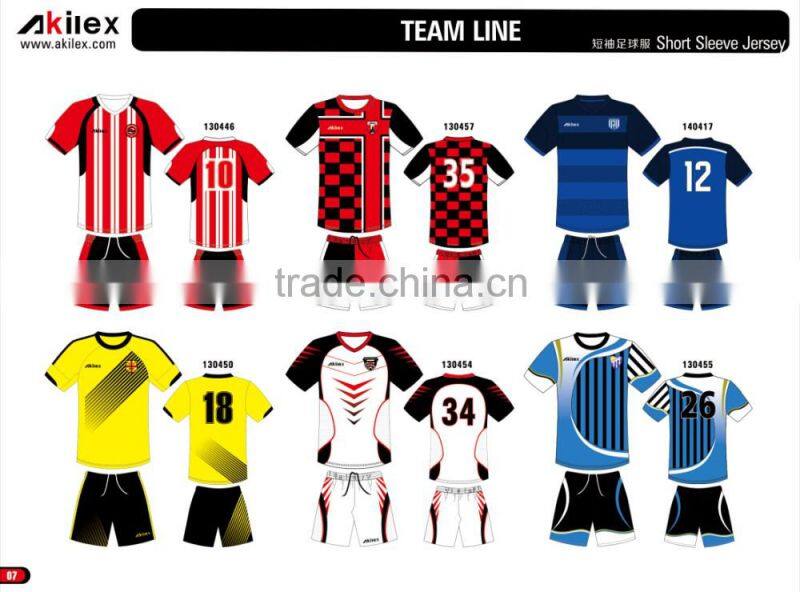 soccer jersey/shirt/uniform soccer wear team wear&customized running wear