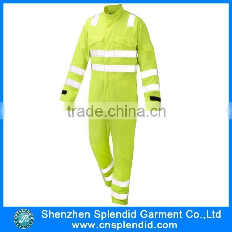 Construction coverall hi vis safety workwear