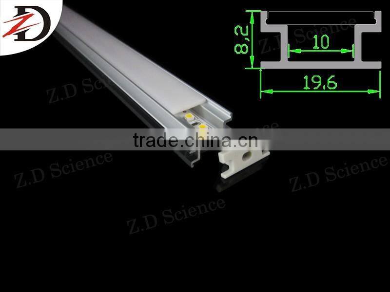 Flat Floor Light LED Aluminium Profile Extrusion Aluminium Profiles
