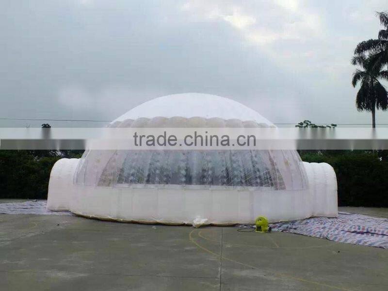 Outdoor Gaint Clear inflatable marquee for party