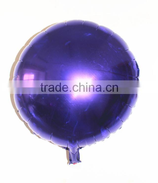 5 inch start shape pure color foil helium balloons for birthday supplies