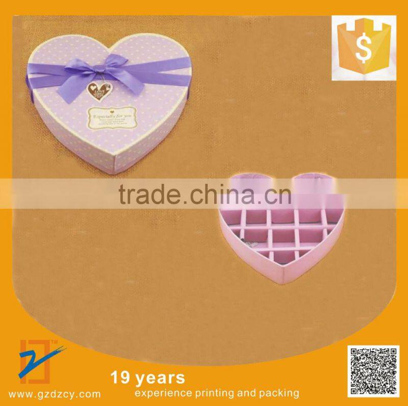 2015 the newest chocolate box, candy box ,Printing and packaging manufacturers directly supply