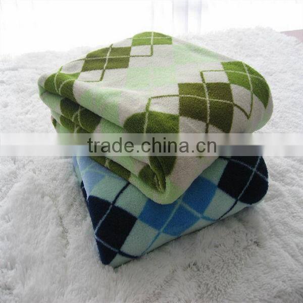 elegant style of printed coral blanket for sunshine boy