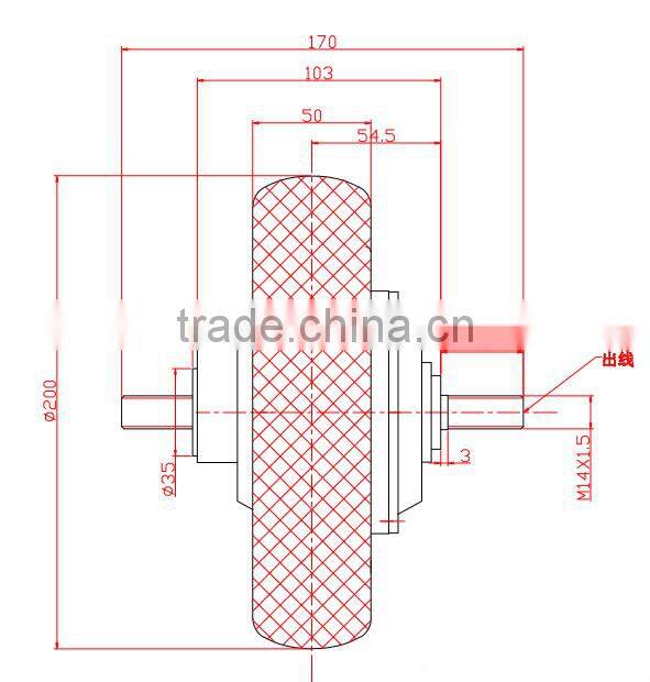 electric bicycle hub motor small 8 inch