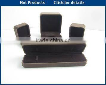 High quality velvet double ring box wholesale