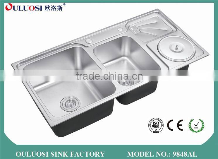 foshan pearl sand finish mini kitchen sink 9848AL
