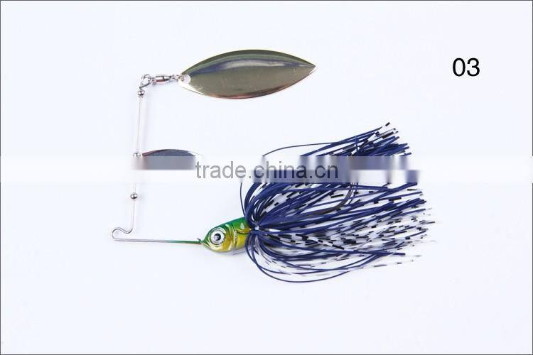 Metal Fishing Bait Ilure Fishing Skirt Tackle Metal Spinner Lure