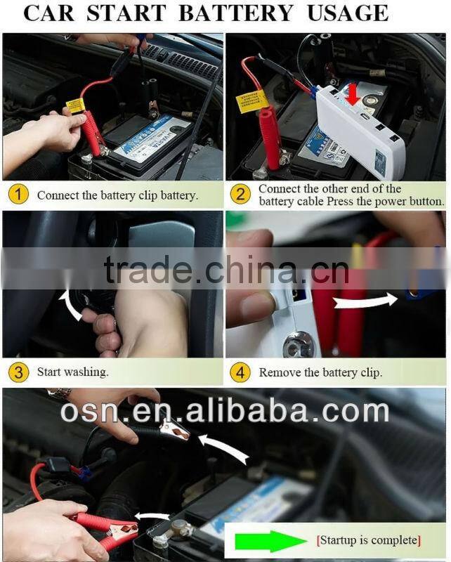 12V 2500mah Portable Car Jump Start Battery/Mobile Phones/Laptops
