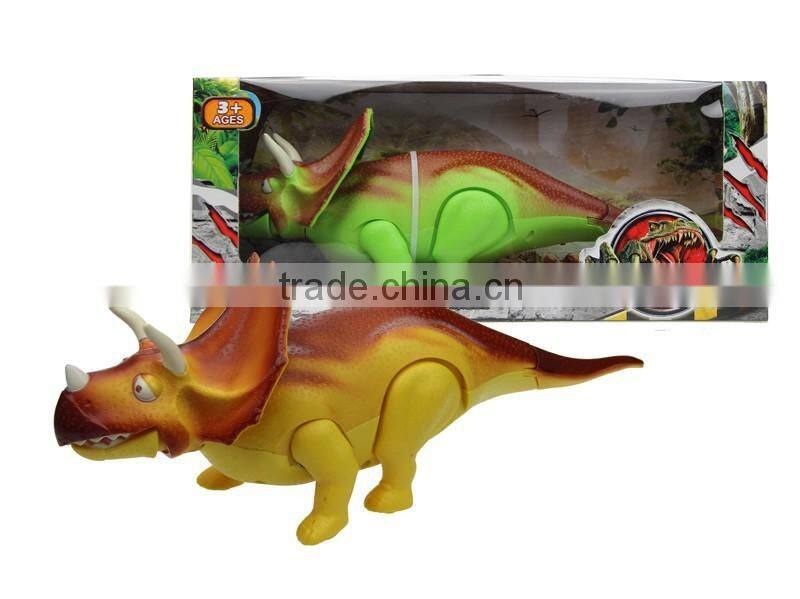 DD0401211 yellow green long neck Walking Roaring Dino