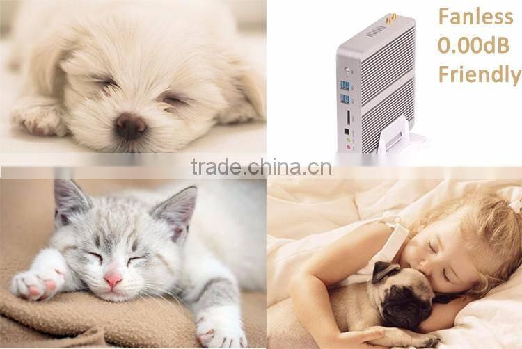 TOP Intel Corei3 5005u 12V Fanless i3 computer X86 Windows 8 Barebone Desktop Computer Linux Server WiFi HDMI VGA 1080P
