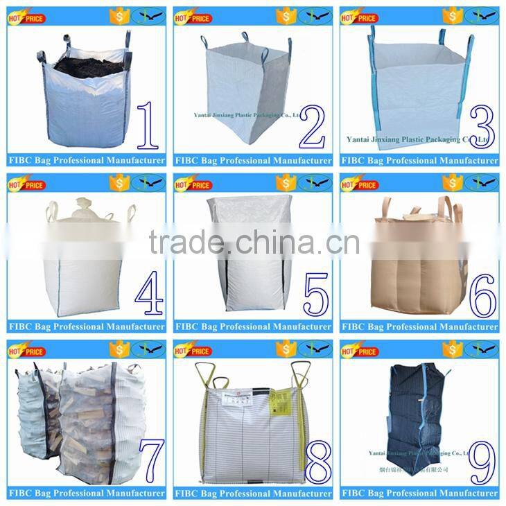 Good-quality 100% virgin PP FIBC double loop big bag