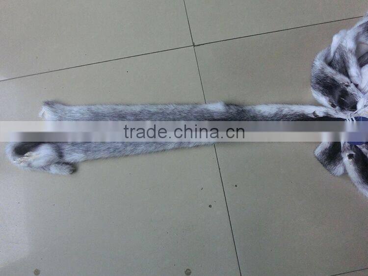 Factory Direct Black Color Sable Fur Skin / Real Tan Mink Fur Skin