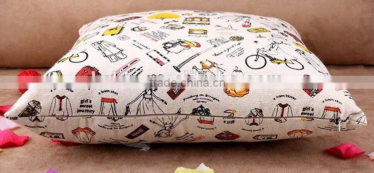 The Train Car Ready Made Sofa Cushion Cover