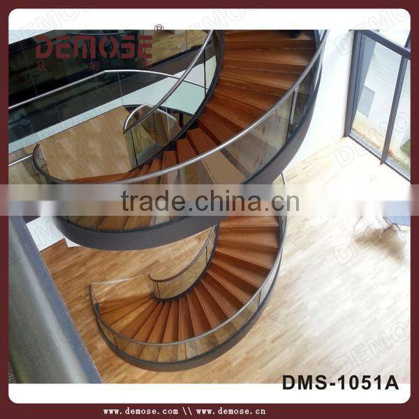 no welding needed granit steps stainless steel spiral stairs Min. order quantity: 1set