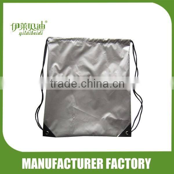 Folding drawstring bag