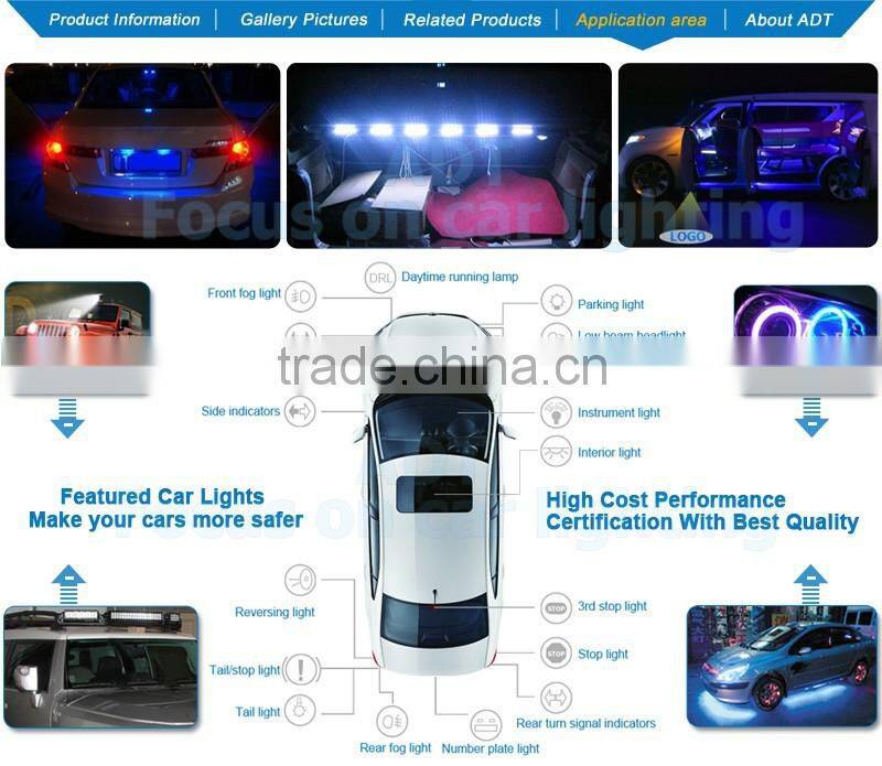 Super white 80W Sel chip H11 LED projector bulb for MAZDA 3 2014 foglights