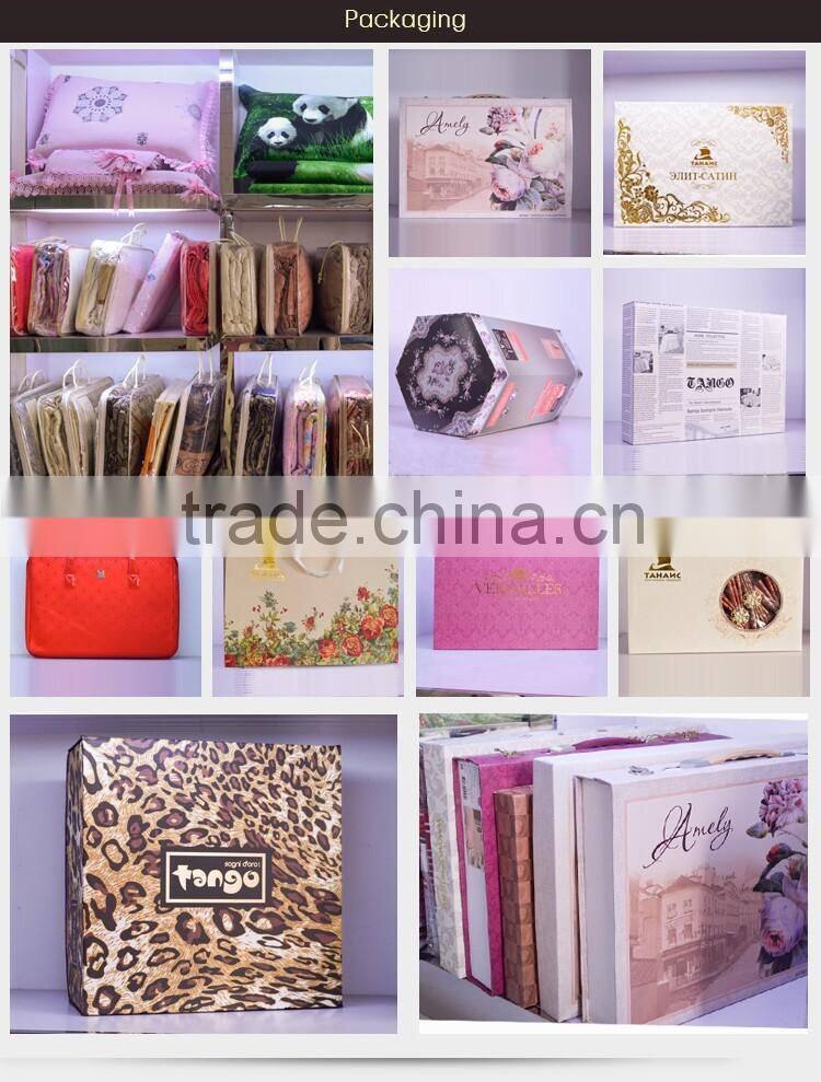 2015 100% cotton new products Korea queen size bedding 4pcs