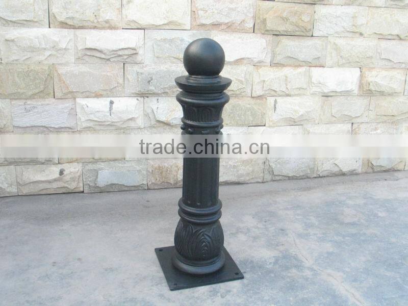High quality cast iron corner security bollard