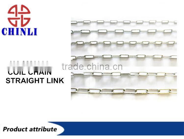 US Type galvanized normal welded point coil chain