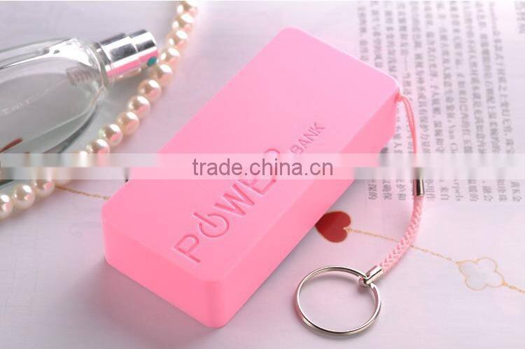 Slim keychain style portable usb charger power bank 5200mah