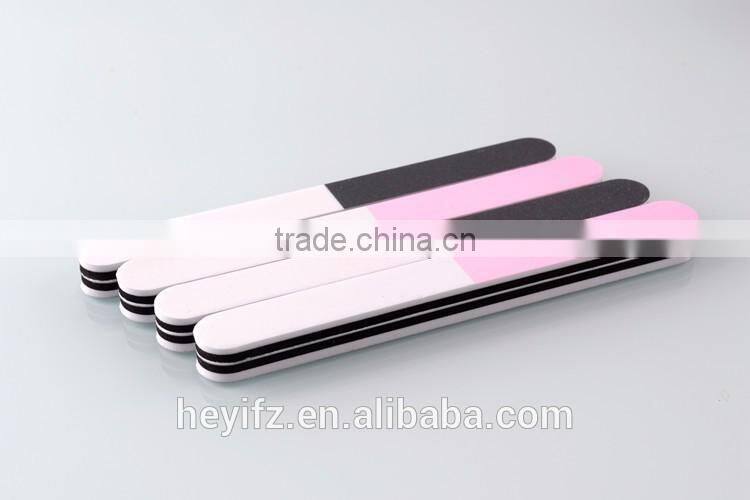 Hot Sell EVA 2 Sides Black And White Nail File Strip For Nail Art