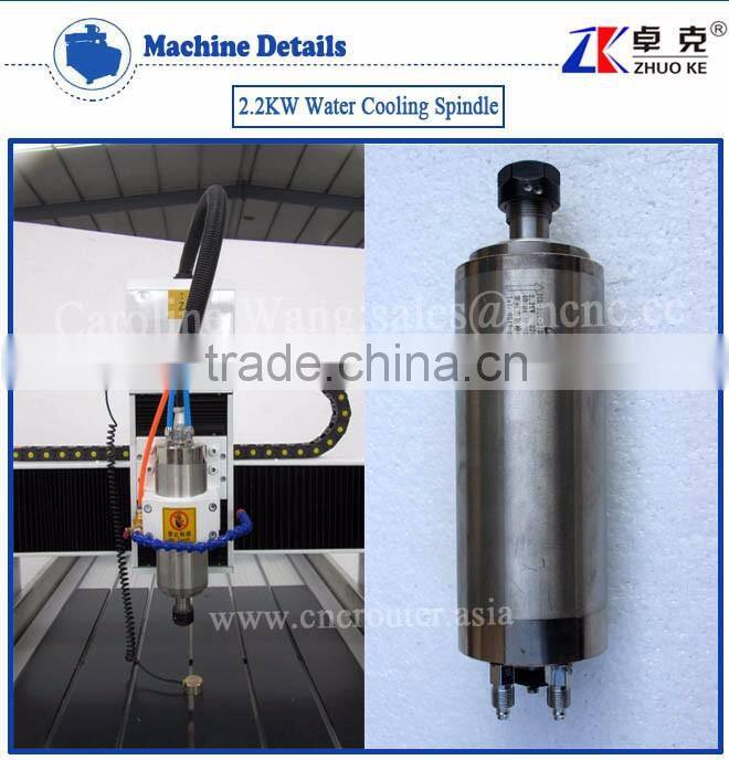 China Small Size Metal CNC Router Machine ZK-6090 For Aluminum Copper 600*900MM With Hybird Servo Motor&Wireless Handwheel