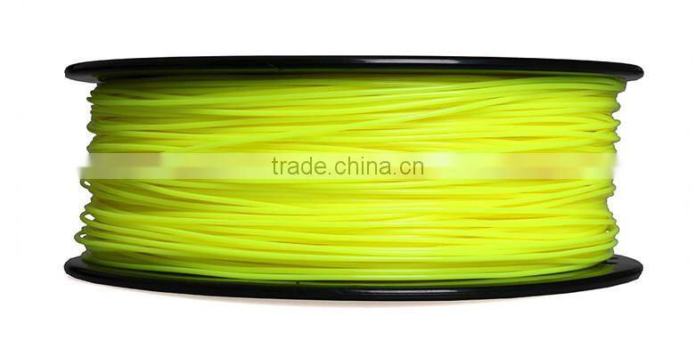 High Quality metal 3d printer Material Filament ABS Luminous Color 3D printer Glow-Yellow