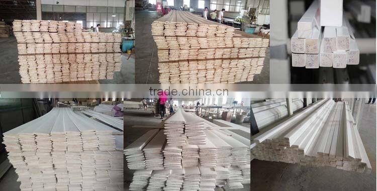 water based undercoated basswood shutter parts