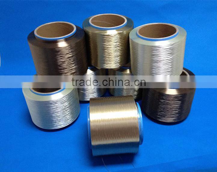 dope dyed black yarn 75/72