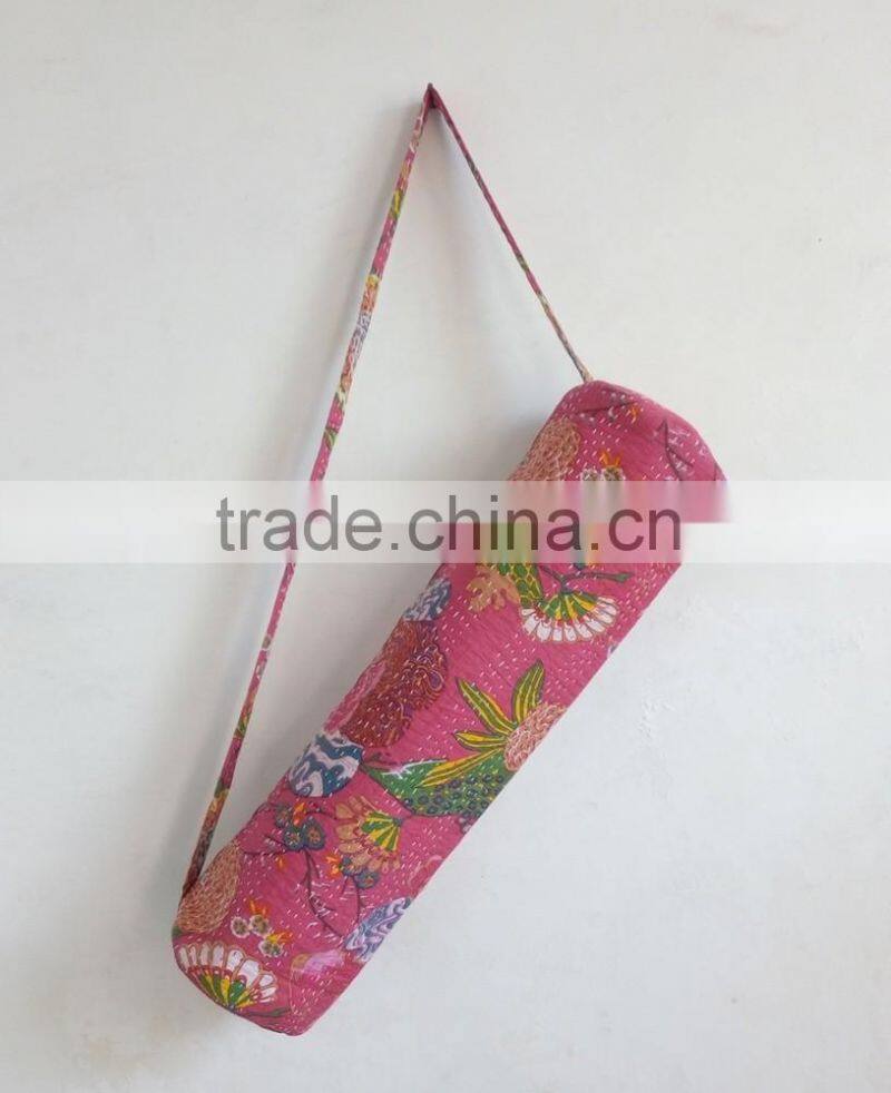 Cotton Embroidery Yoga Bag Traditional Yoga Mat Bag Unisex Cross Body Bag Yoga Mat Bag Hippie Cross Body Bag shoulder Bag