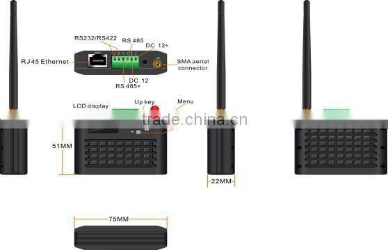 tdd cofdm wireless ethernet bridge transmissor serial232 transceiver
