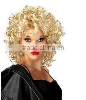 Sexy Female Short Curly Lace Front Wig Synthetic Hair Wig