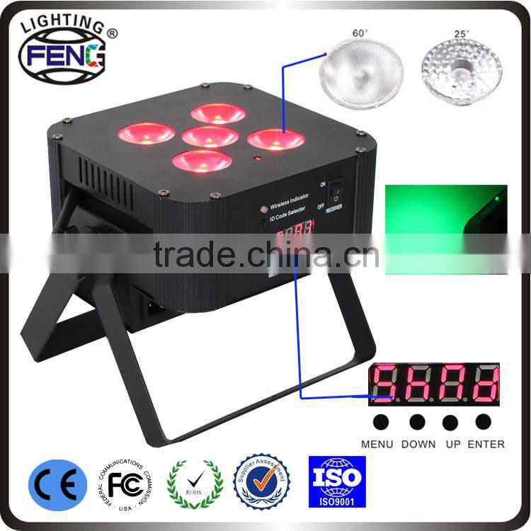 rechargeable battery operated rgbwa led par light