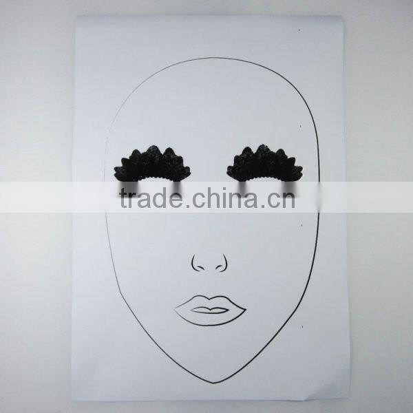 Custom cartoon makeup face mask stickers full face tattoo sticker makeup face painting factory