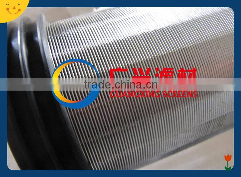 Hot sale 20 micron Johnson wedge wire filter elements for bewery filtration