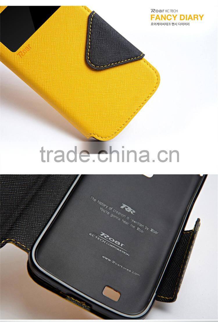 Clear View Leather Case For Samsung Galaxy S6,Wholesale Cell Phone Accessories In China